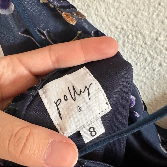 Princess Polly Paisley Velvet dress - Picture 5 of 5